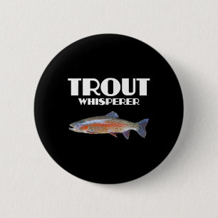 Trout Fishing Shirt - Steelhead Rainbow Trout Whis 6 Cm Round Badge