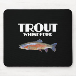 Trout Fishing Shirt - Steelhead Rainbow Trout Whis Mouse Mat