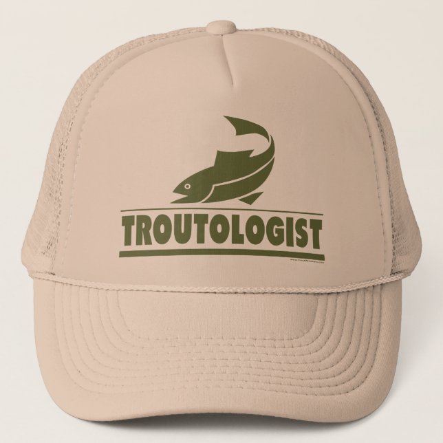 Trout Fishing Trucker Hat (Front)