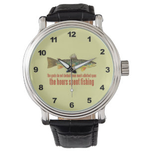 Trout Fly Fisherman Watch