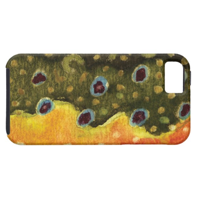 Trout Fly Fishing Case-Mate iPhone Case (Back Horizontal)
