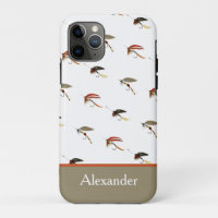 Trout Fly Fishing Flies Watercolor design