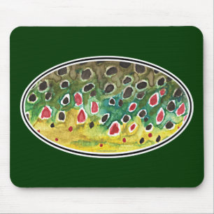 Trout Fly FIshing Mouse Mat