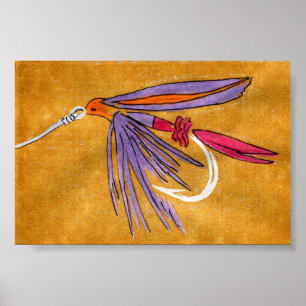 Trout Fly Poster