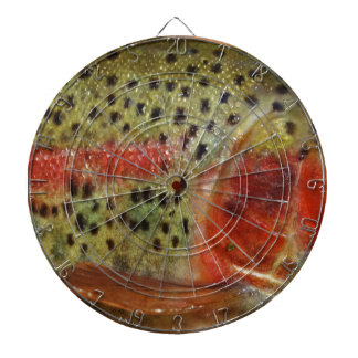 Trout in Hands Dartboard