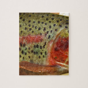 Trout in Hands Jigsaw Puzzle