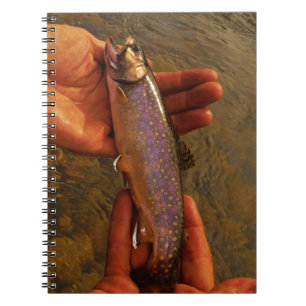 Trout in Hands Notebook