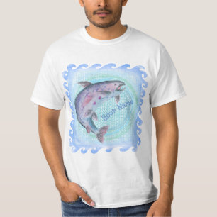 Trout Jumping Fishing  T-Shirt
