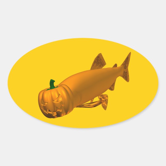 Trout Oval Sticker (Front)