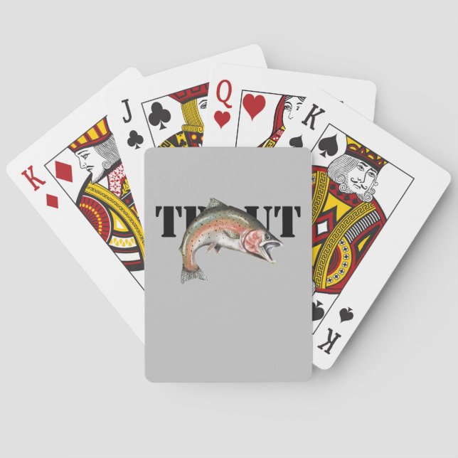 Trout Playing Cards (Back)