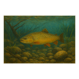 Trout Poster Print
