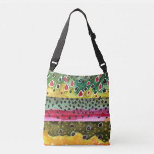 Trout Skins Fly Fishing Crossbody Bag