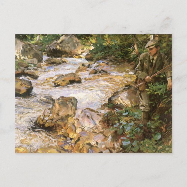 Trout Stream in the Tyrol by John Singer Sargent Postcard (Front)