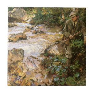 Trout Stream in the Tyrol by John Singer Sargent Tile