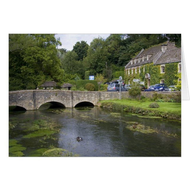 Trout stream in the village of Bibury, (Front Horizontal)
