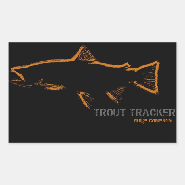 Trout Tracker Guide Company Stickers (Front)