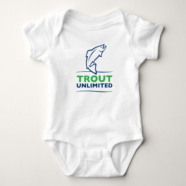 Trout Unlimited Baby Jersey Bodysuit (Front)