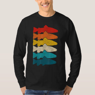 Trout Vintage Fish Fly Fishing Fisherman T-Shirt