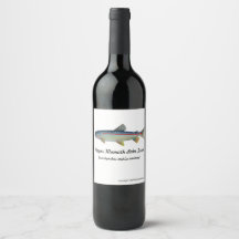 trout wine label