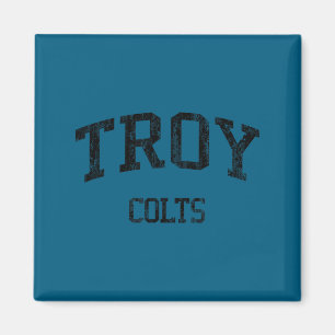Troy high school hs troy mi vintage sports  magnet