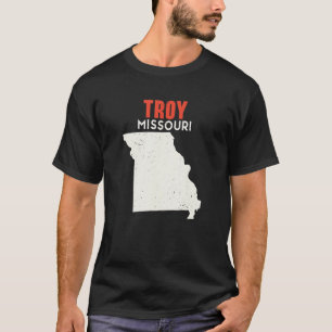 Troy Missouri USA State America Travel Missourian T-Shirt