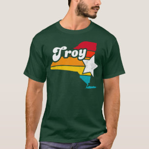 Troy New York Vintage Distressed Souvenir 2 T-Shirt