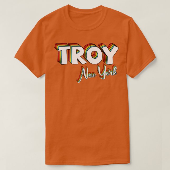Troy Now York T-Shirt (Design Front)