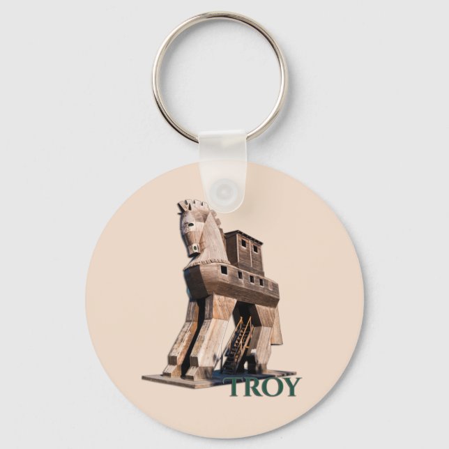 Troy: Trojan Horse Key Ring (Front)