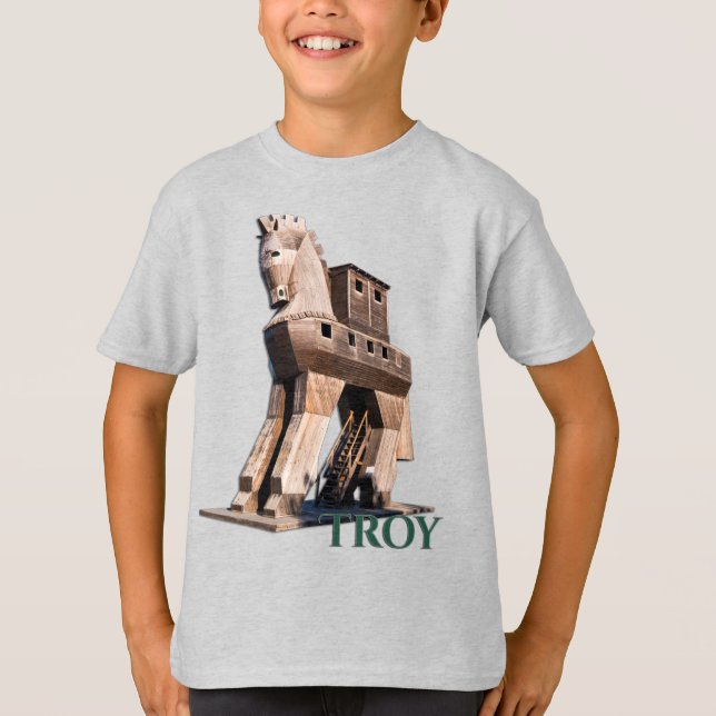 Troy: Trojan Horse T-Shirt (Front)