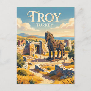 Troy Turkey Postcard