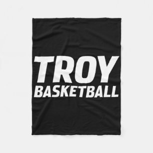 Troy University Trojans Sketll Apparel Sports Fan Fleece Blanket