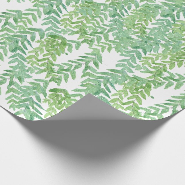 Trpical leaves wraping paper (Corner)