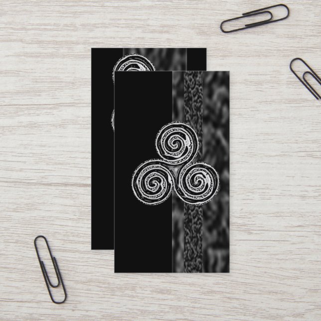 Trple Spiral~ Business Card (Front/Back In Situ)