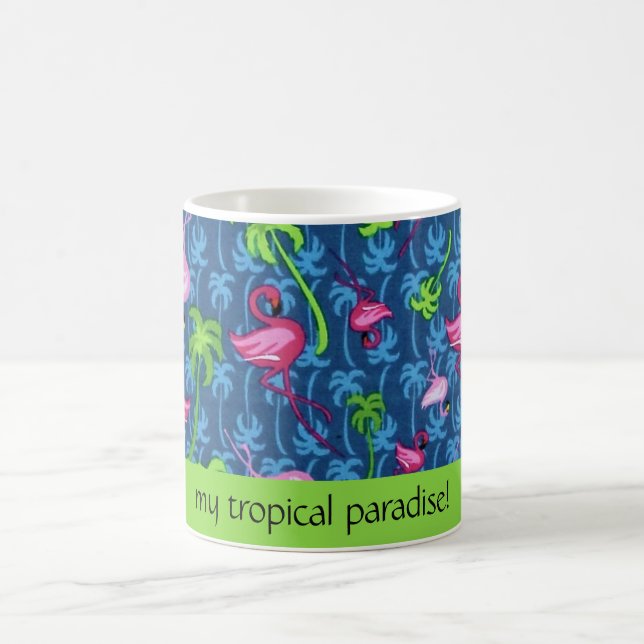 Trpoical Paradise Message Mug (Center)