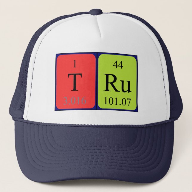 Tru periodic table name hat (Front)