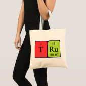 Tru periodic table name tote bag (Front (Product))