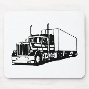 Truck and Dry-van Mouse Mat