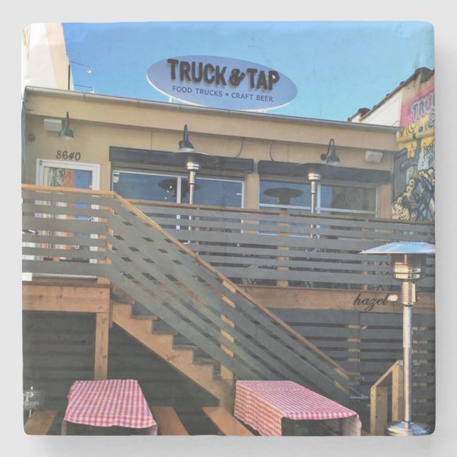 Truck And Tap, Woodstock, Georgia, Marble Coasters (Front)