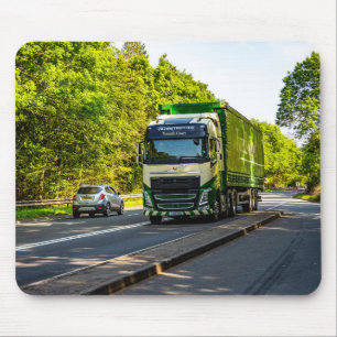 Truck and Trailer Mouse Mat