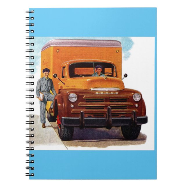 truck and truckers truckin' notebook (Front)