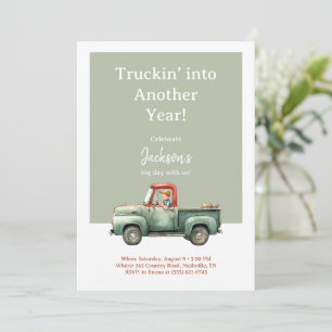 Truck Birthday Invitation • Boys Party