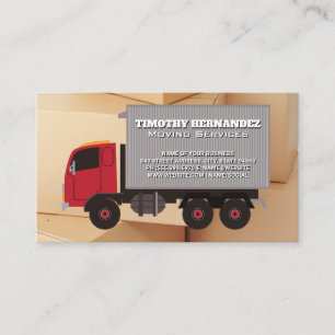 Truck   Boxes Business Card
