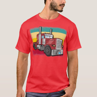 Truck Brummi Autobahn Transport Gasoline Truck T-Shirt