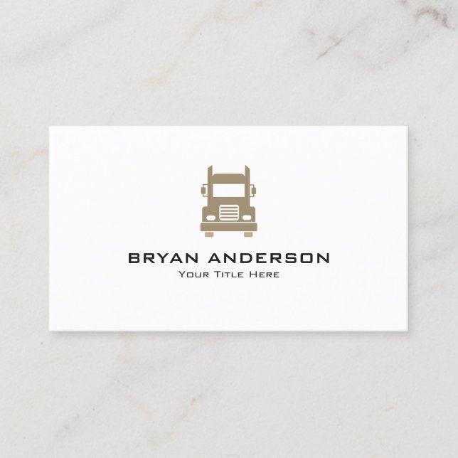 Truck Business Card (Front)