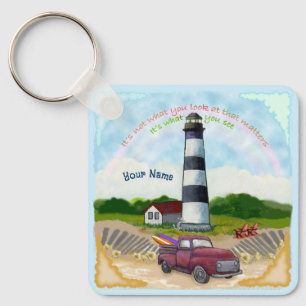 Truck Choice Lighthouse  keychain