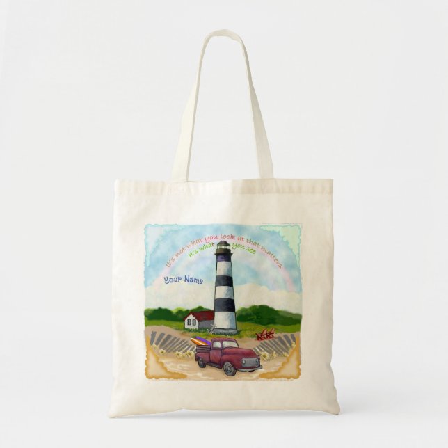 Truck Choice Lighthouse   tote bag (Front)