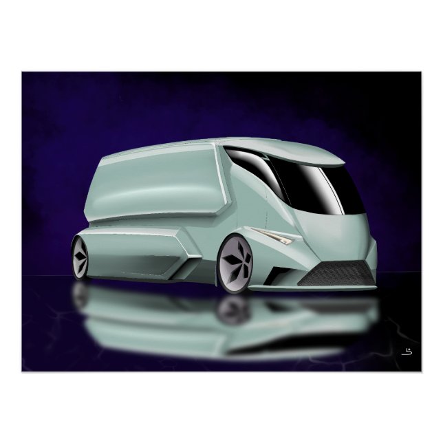 Truck concept design poster (Front)