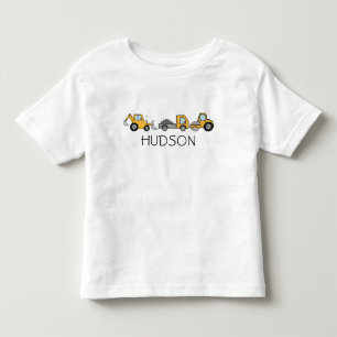 Truck Construction   Personalised Construction Toddler T-Shirt