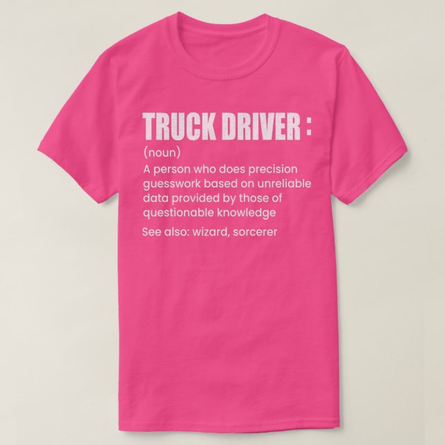 truck driver 42 T-Shirt (Design Front)