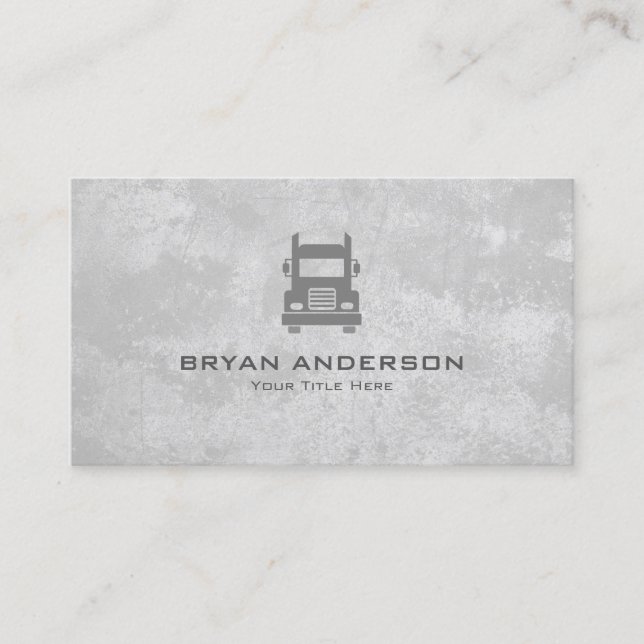 Truck Driver Business Card (Front)